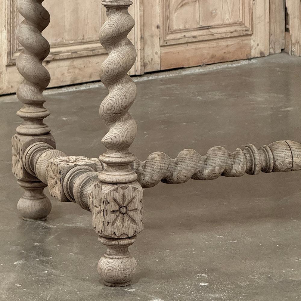 19th Century French Renaissance Stripped Oak End Table 6