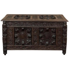 19th Century French Renaissance Trunk dated 1877