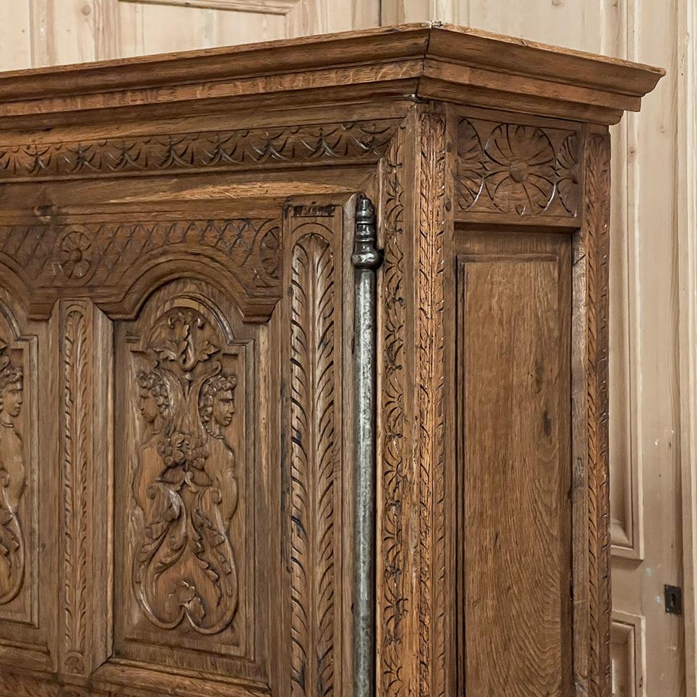 Cabinet à deux niveaux French Renaissance du 19e siècle en vente 8