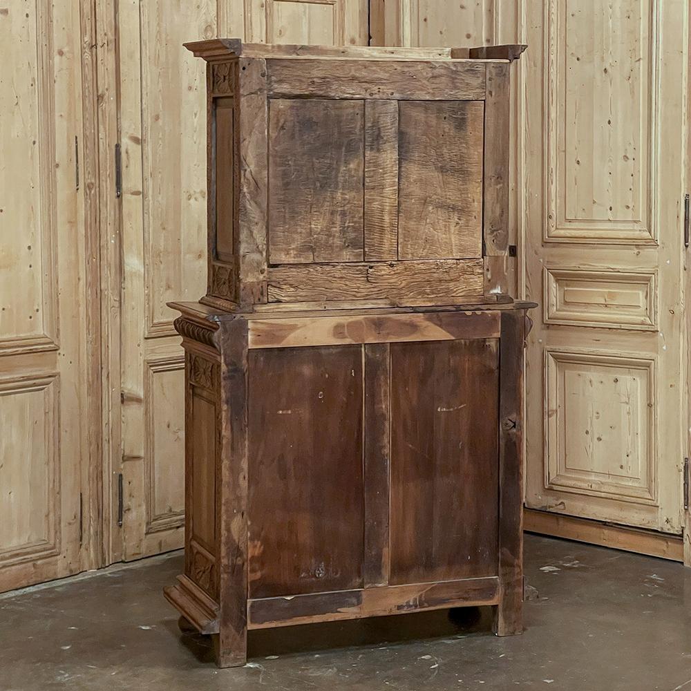Cabinet à deux niveaux French Renaissance du 19e siècle en vente 12