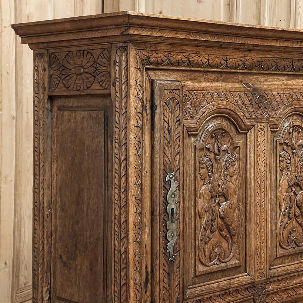 Cabinet à deux niveaux French Renaissance du 19e siècle en vente 1