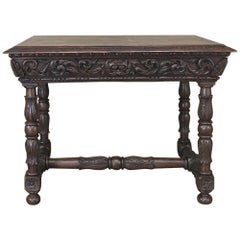 19th Century French Renaissance Writing Table, Desk 19th Century French Renaissance Writing Table, Desk