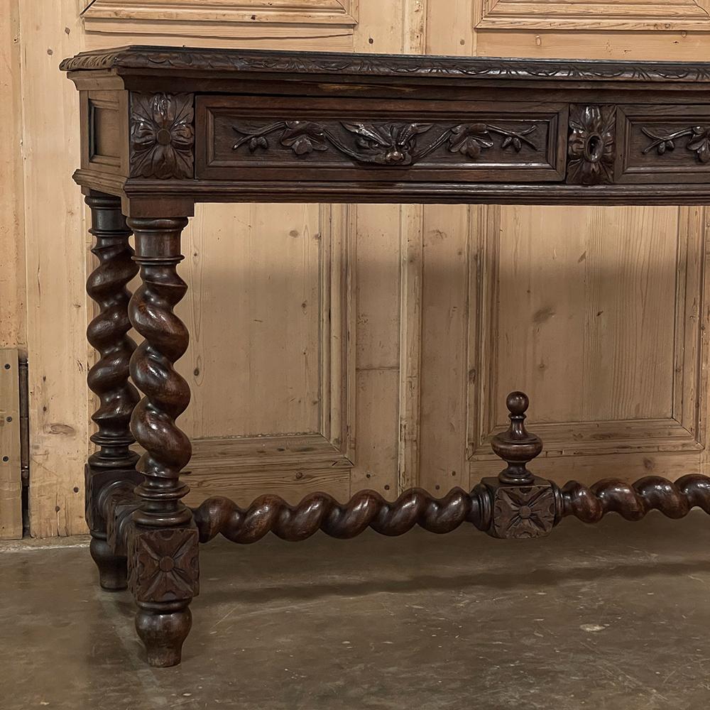 19th Century French Renaissance Writing Table, Desk, Sofa Table 4