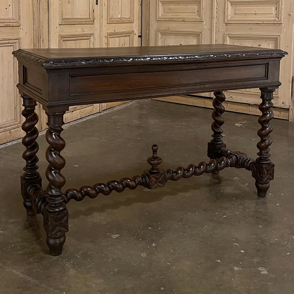 19th Century French Renaissance Writing Table, Desk, Sofa Table 12
