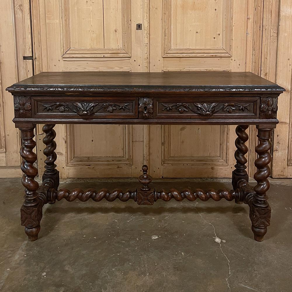 19th Century French Renaissance Writing Table, Desk, Sofa Table 1