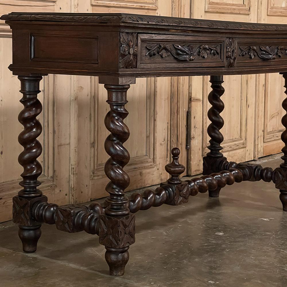 19th Century French Renaissance Writing Table, Desk, Sofa Table 3