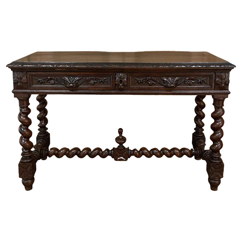 19th Century French Renaissance Writing Table, Desk, Sofa Table