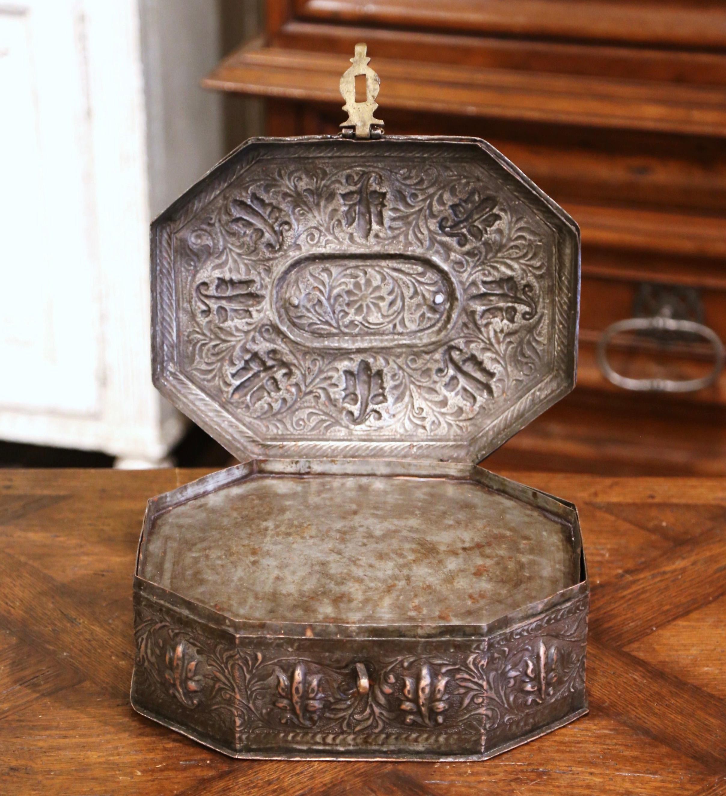 Französische versilberte Silberbesteck- oder Schmuckschatulle aus dem 19. Jahrhundert im Zustand „Hervorragend“ im Angebot in Dallas, TX