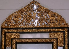 19th Century French Repusse Mirror
