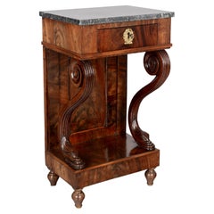 19th Century French Restauration Mahogany Console