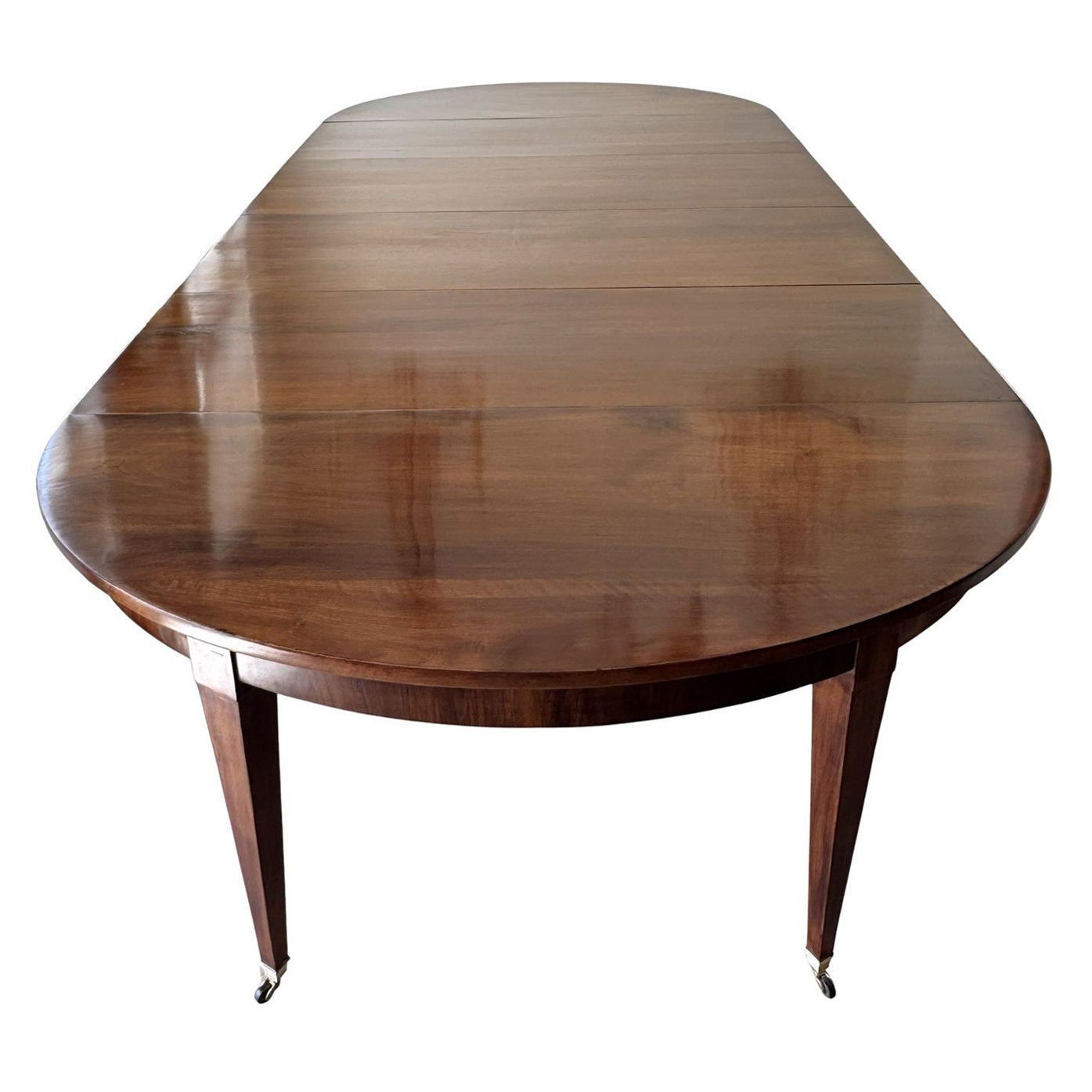 19th Century French Restauration Walnut Extension Dining Table