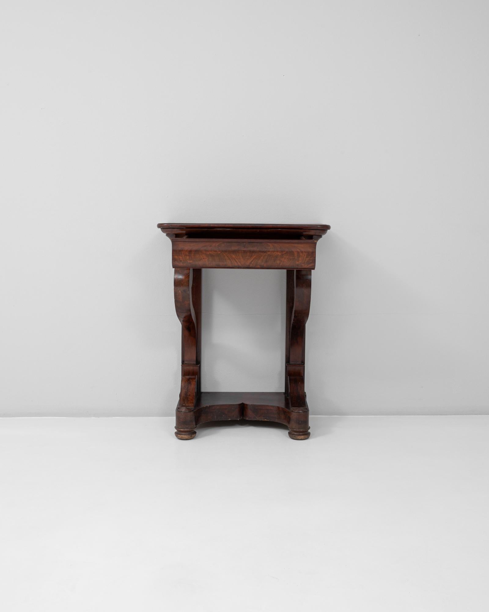 Mesa Consola de Madera de Restauración Francesa del Siglo XIX en Pátina Original Francés en venta
