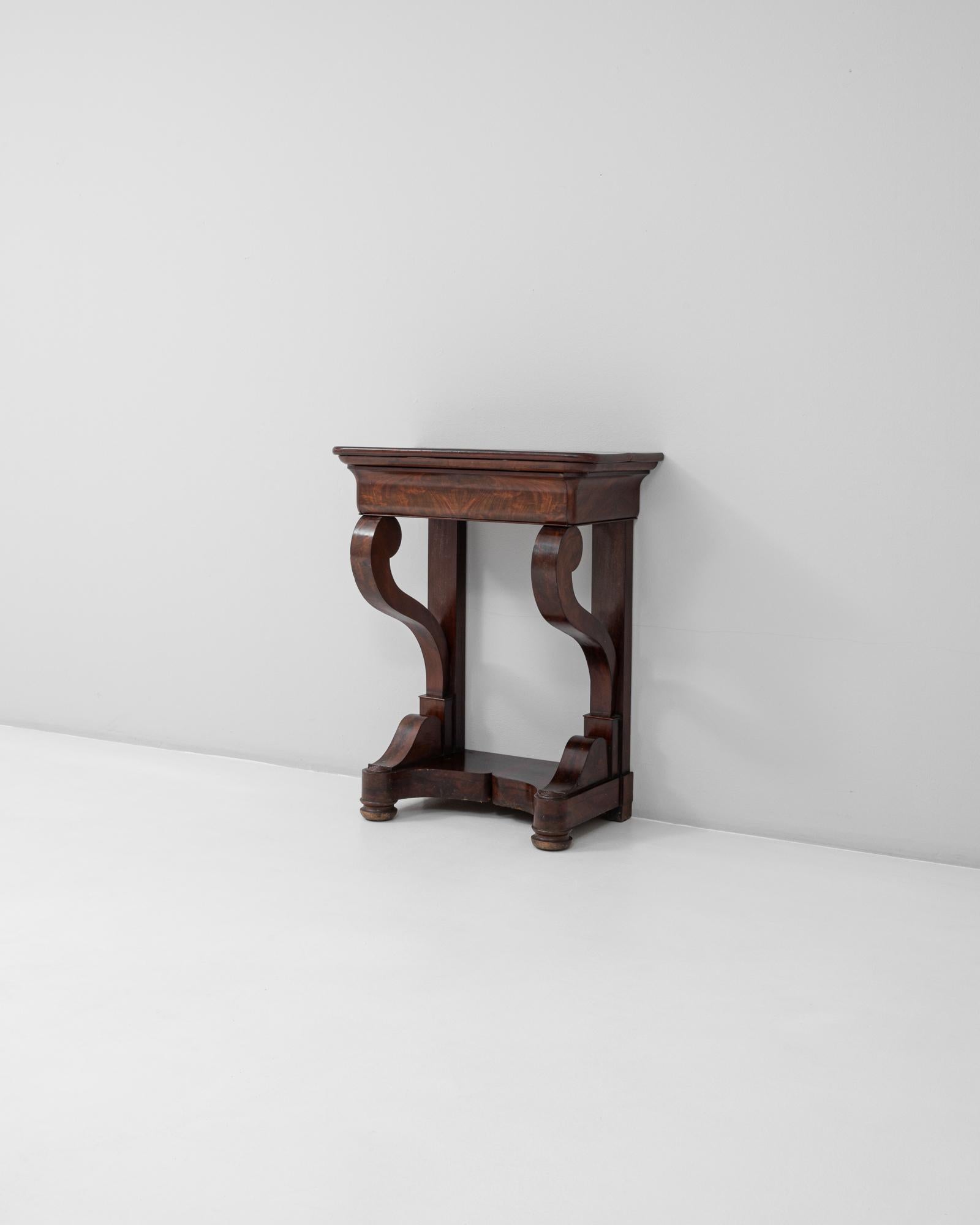 Mesa Consola de Madera de Restauración Francesa del Siglo XIX en Pátina Original siglo XIX en venta