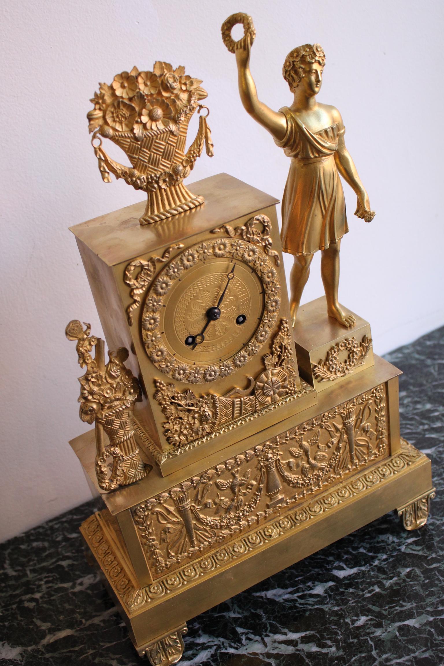 19th Century French Restoration Clock 5