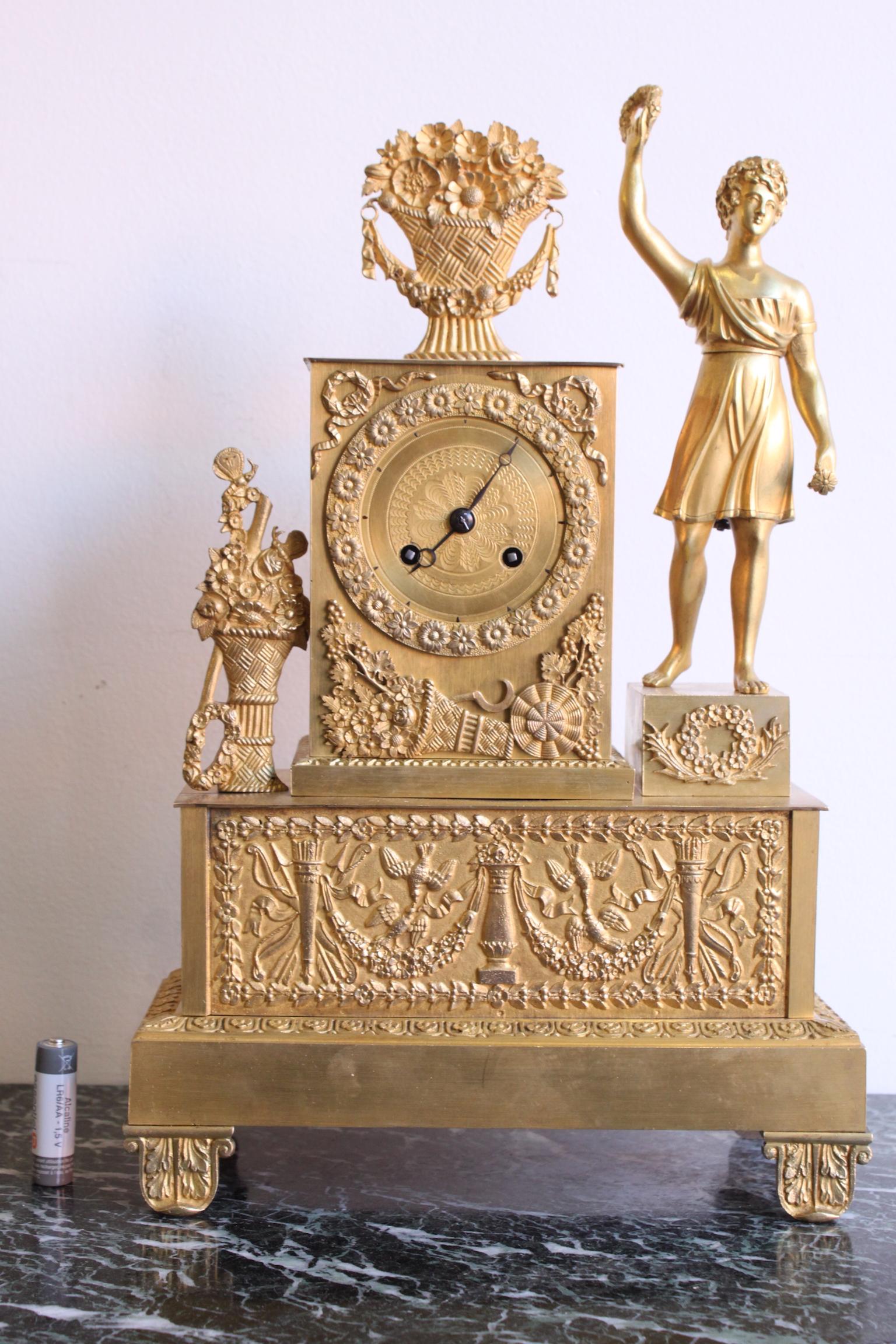 19th Century French Restoration Clock 6