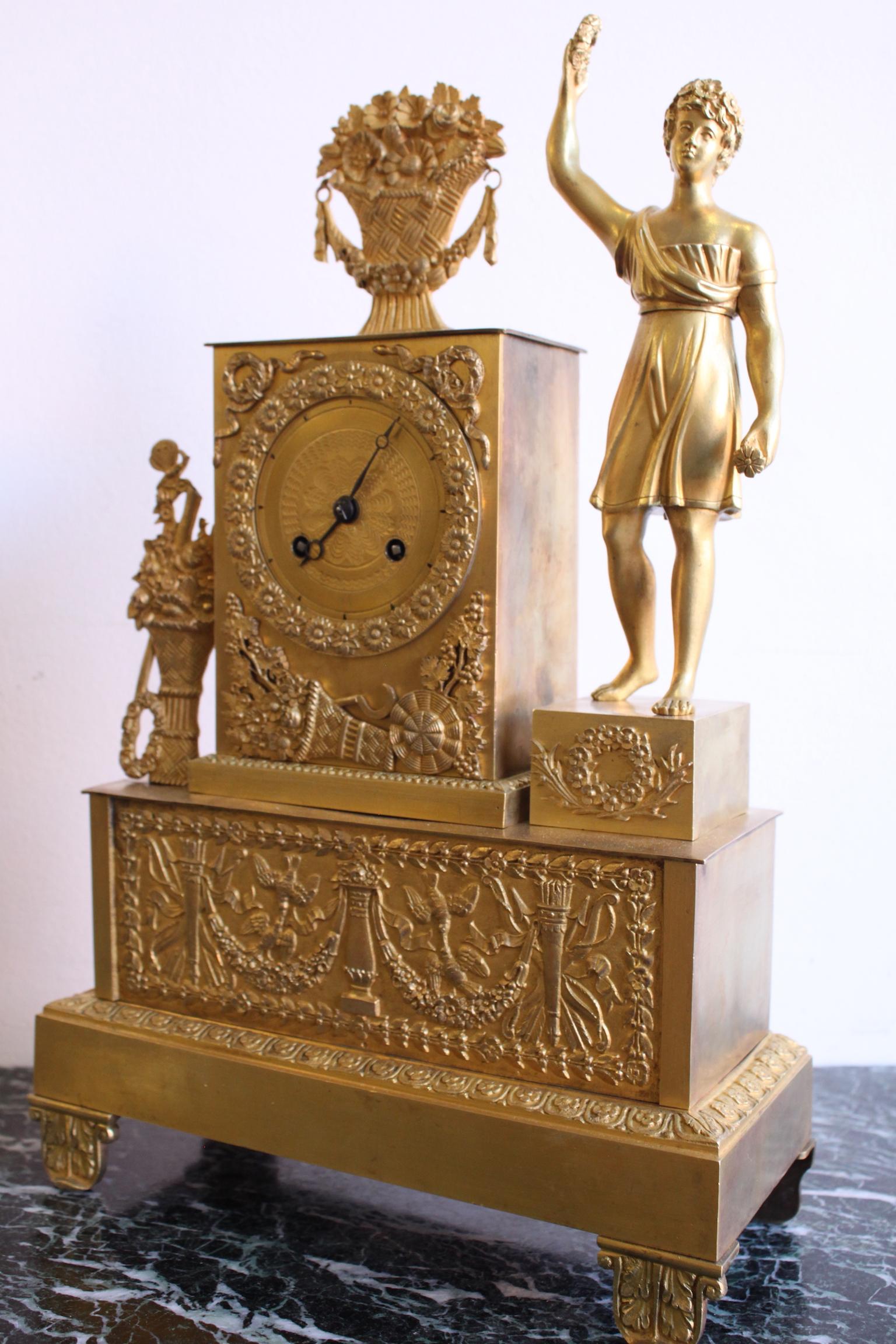 Restauration 19th Century French Restoration Clock