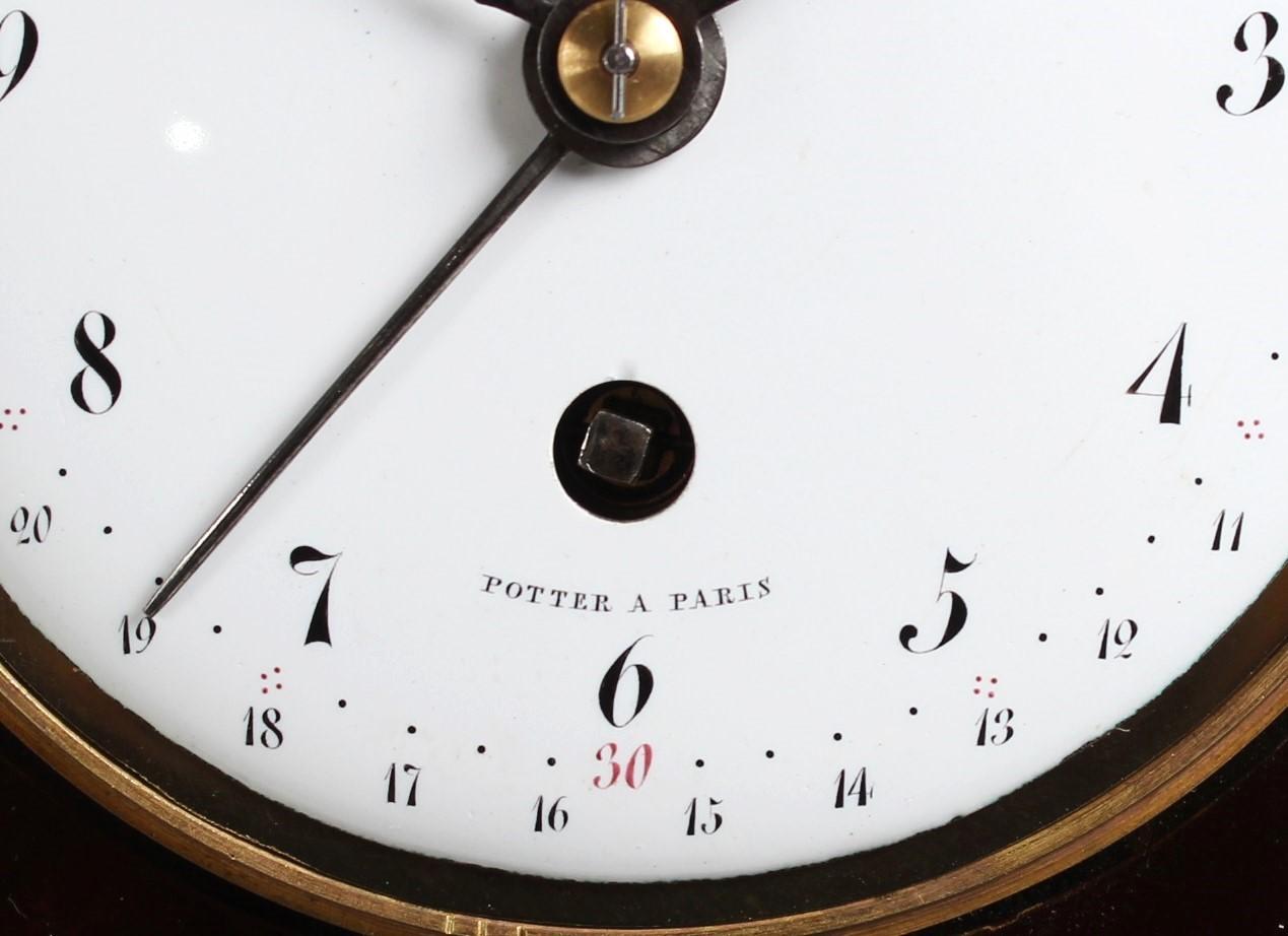 Bronze 19th Century French Retour d'Egypte Mantel Clock, Pendule d'Audience