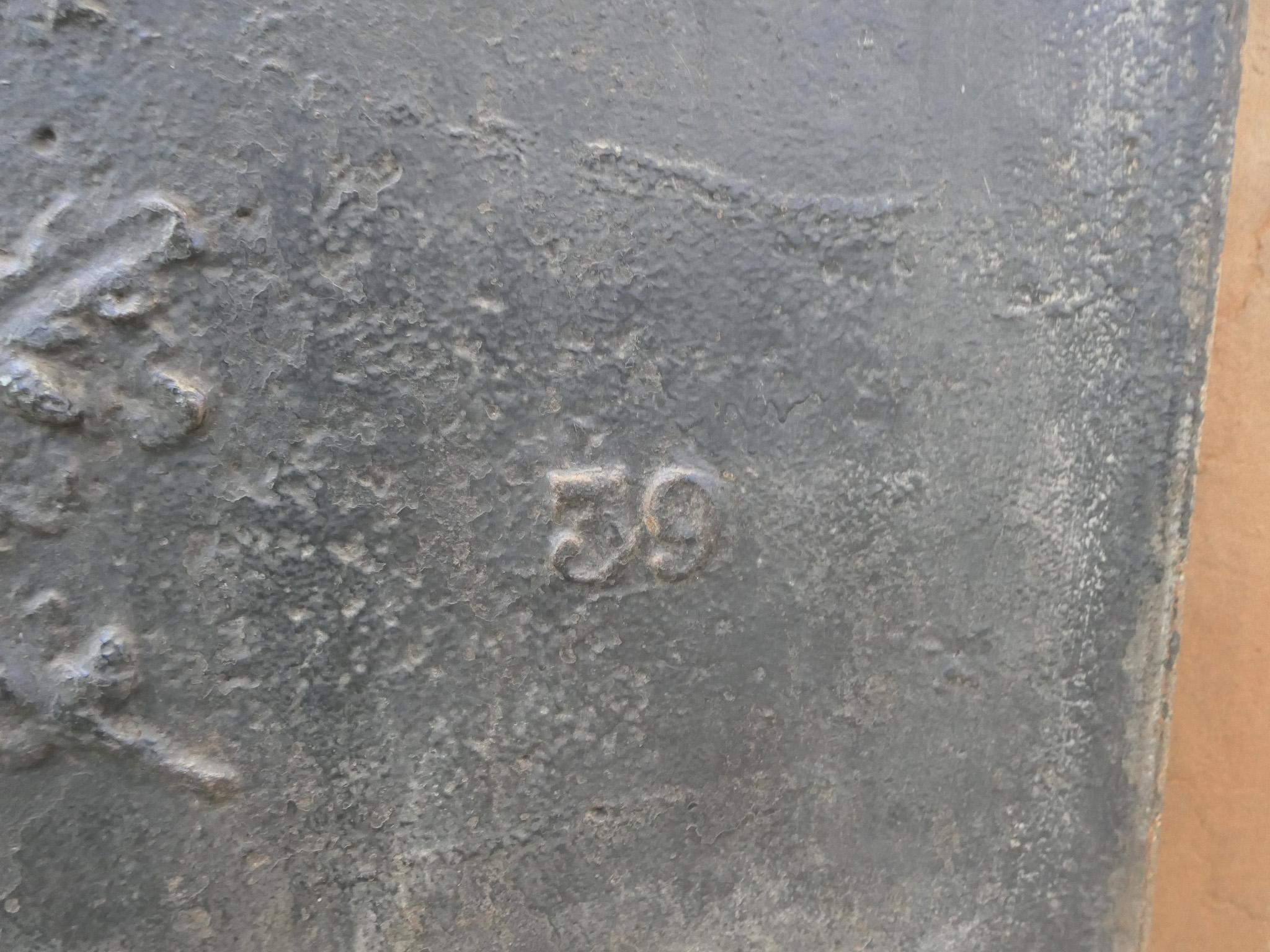 19th Century 'French Revolution' Fireback / Backsplash For Sale 5