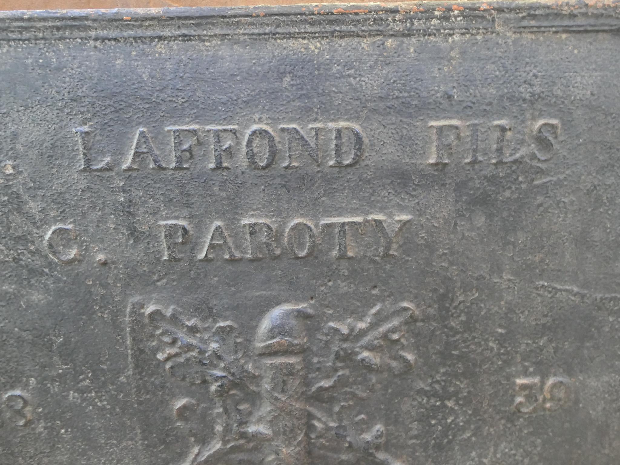 19th Century 'French Revolution' Fireback / Backsplash For Sale 1