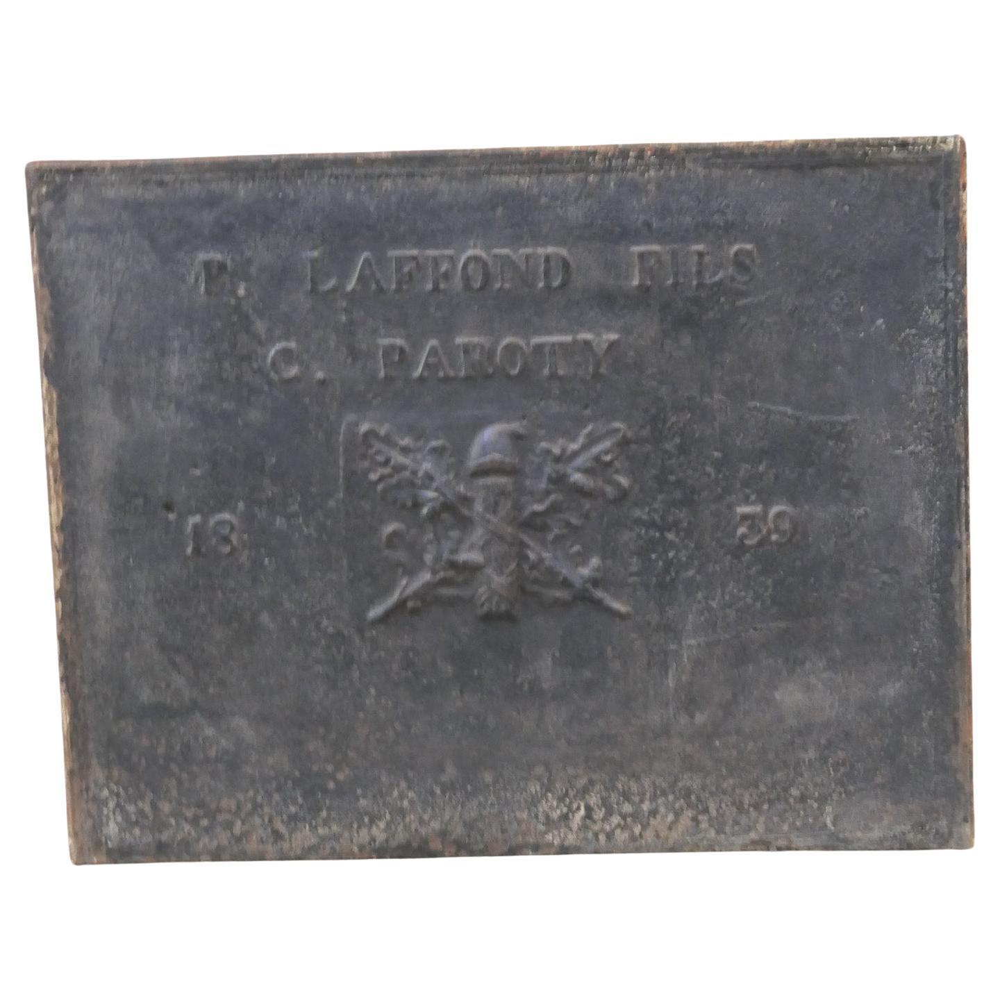 19th Century 'French Revolution' Fireback / Backsplash