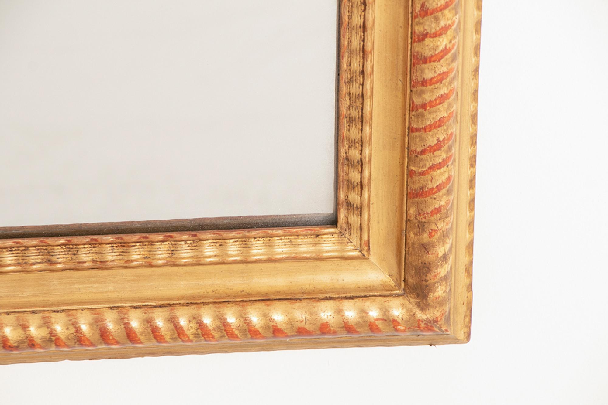 19th Century French Ribbon Mirror In Good Condition For Sale In London, Greenwich