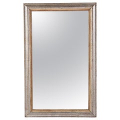 Antique 19th Century French Ripple Frame Mirror
