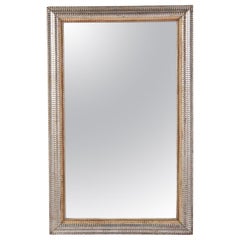 19th Century French Ripple Frame Mirror