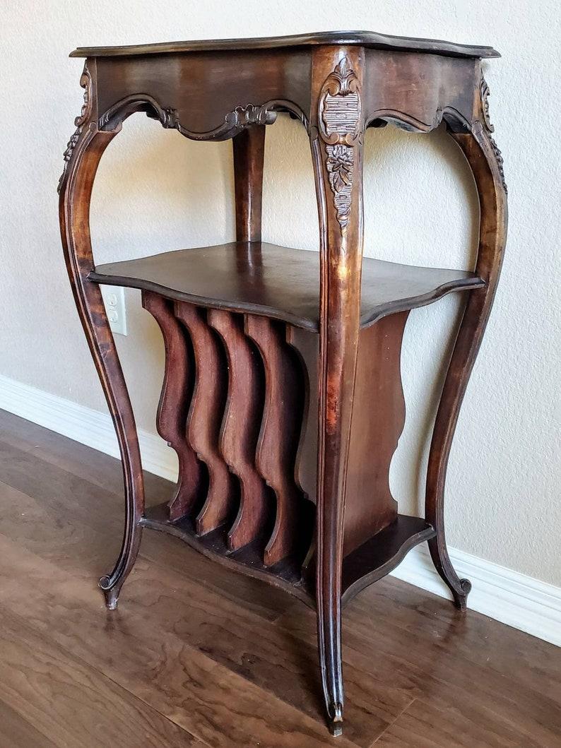 19th Century French Rocaille Louis XV Style Portfolio Stand In Good Condition For Sale In Forney, TX