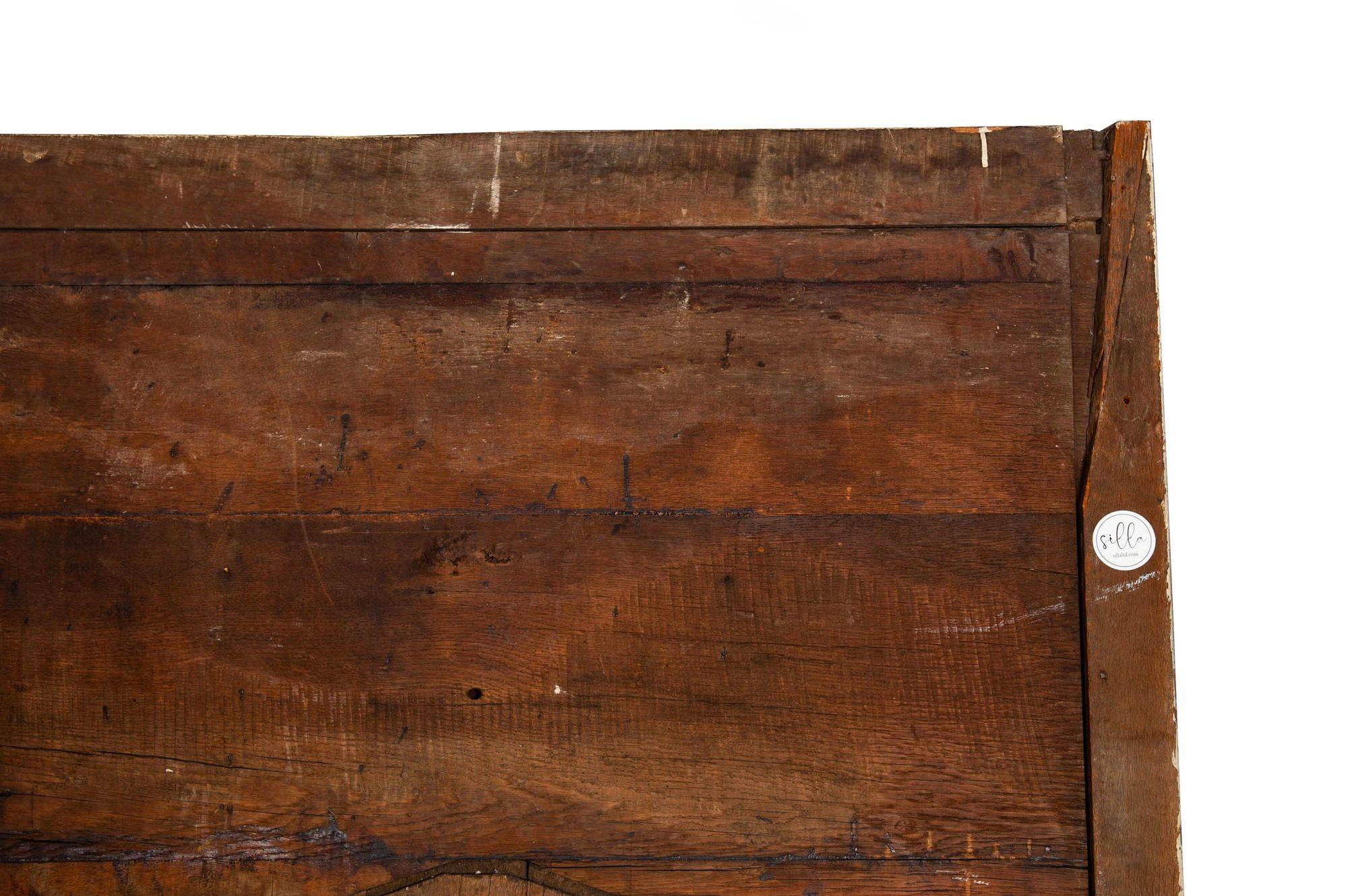 Specchio Trumeau in legno intagliato in stile Rococò Luigi XV del XIX secolo, H. H. 80 in vendita 13