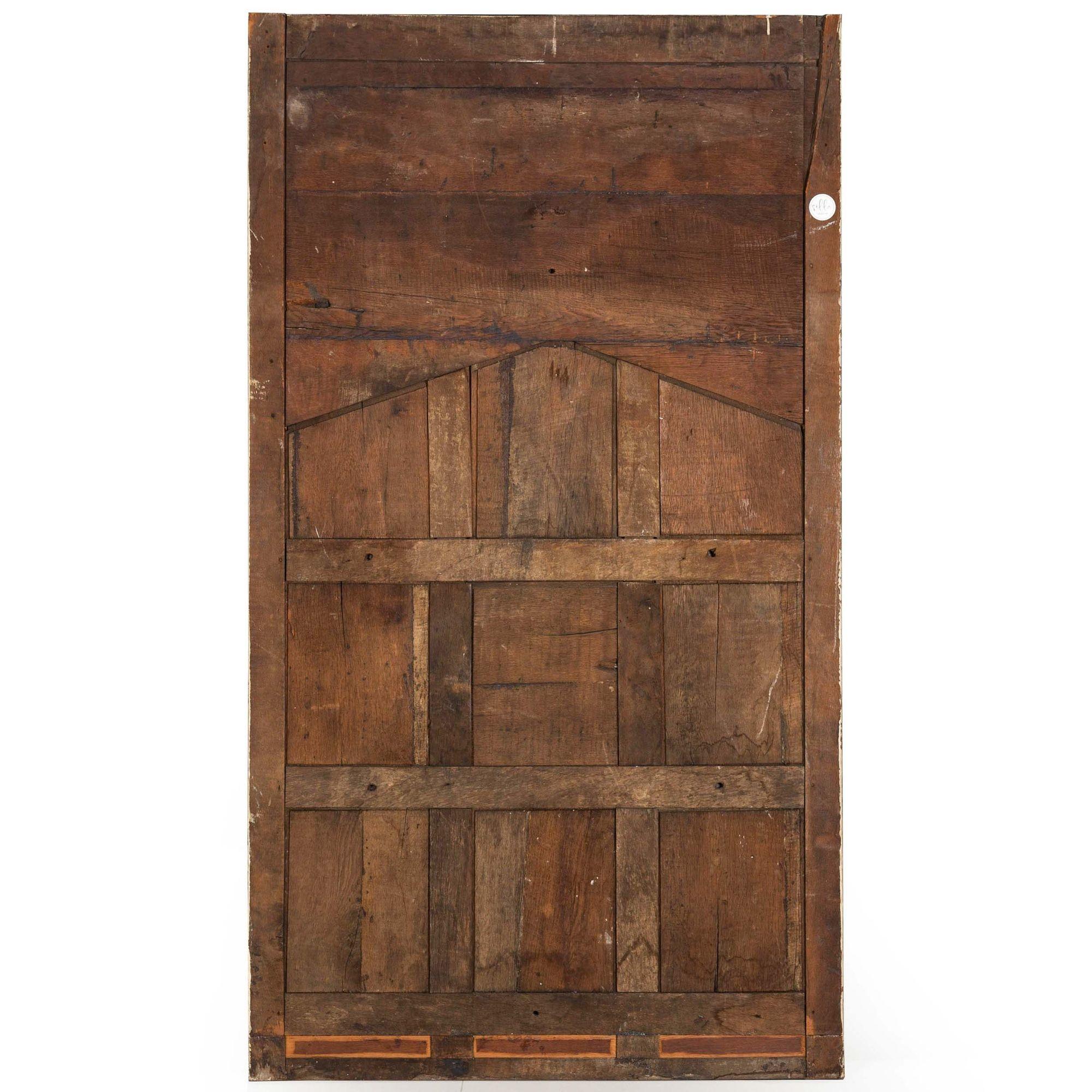 Vetro Specchio Trumeau in legno intagliato in stile Rococò Luigi XV del XIX secolo, H. H. 80 in vendita