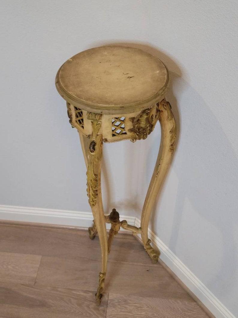 19th Century French Rococo Louis XV Style Torchere In Good Condition In Forney, TX