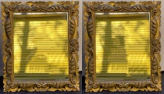 Specchi in legno dorato intagliato del XIX secolo French Rococo Revival, coppia