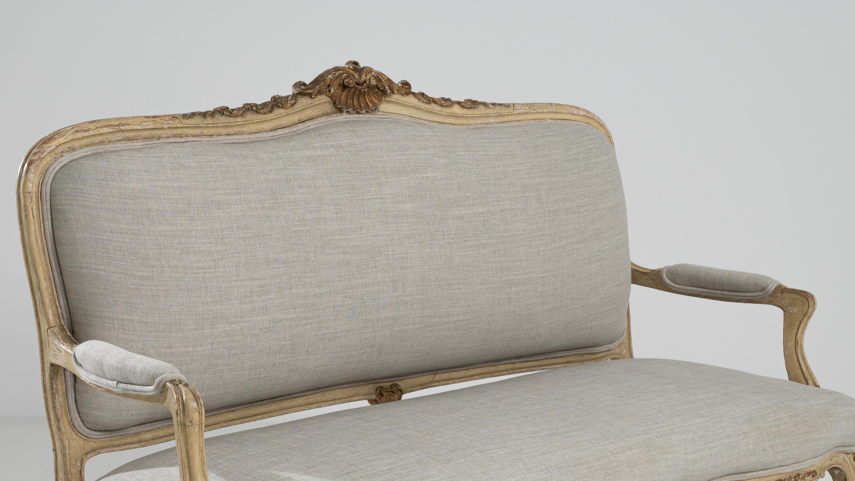 19th Century French, Rococo Settee 3