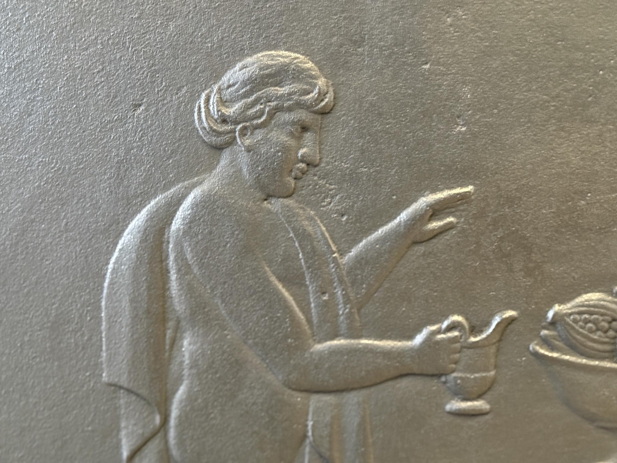 Parafuoco francese del XIX secolo con 
