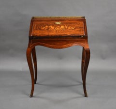 19th Century French Rosewood Bureau De Dame