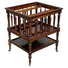 19th Century French Rosewood Canterbury or Magazine Rack
