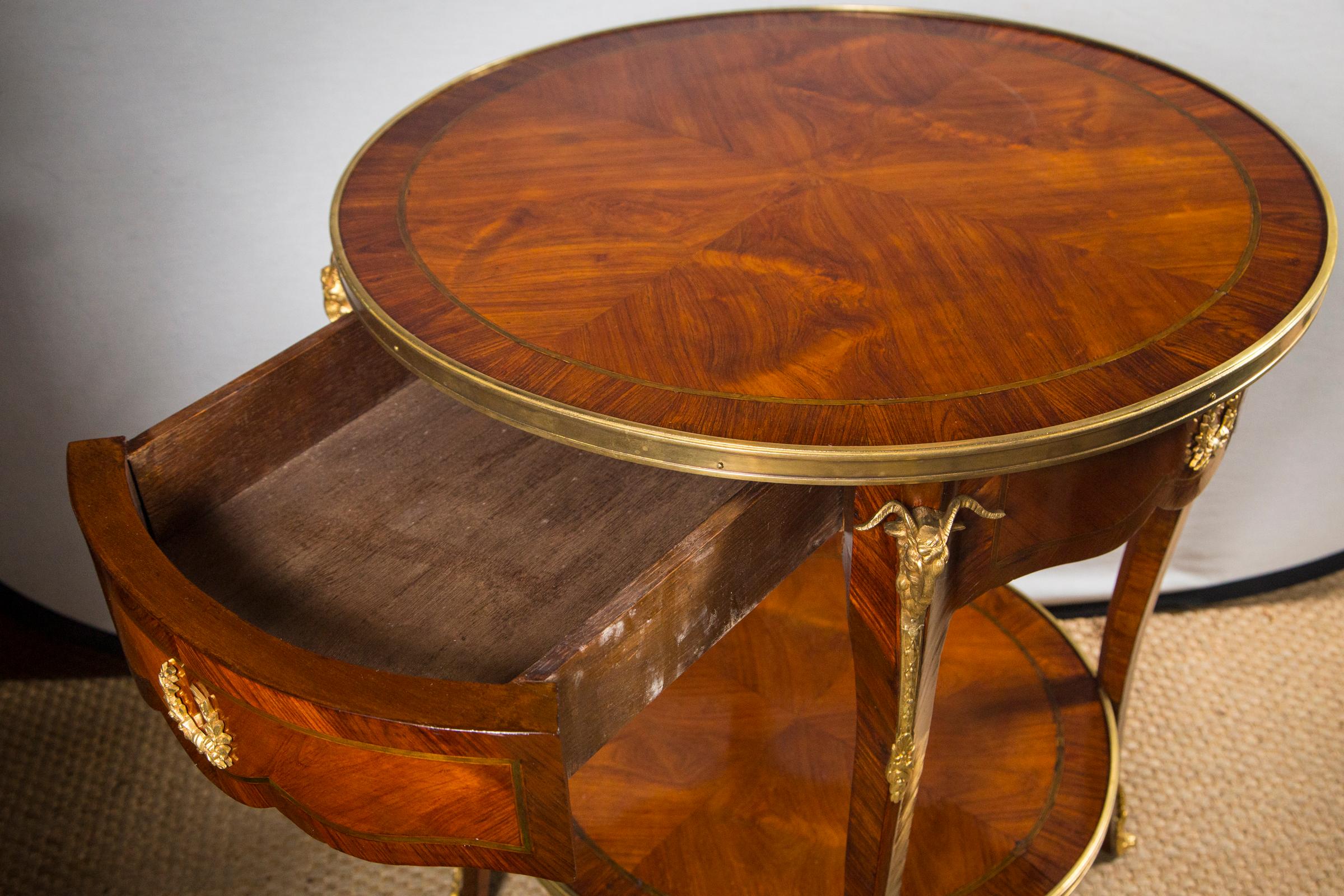 19th Century French Round End Table For Sale 2