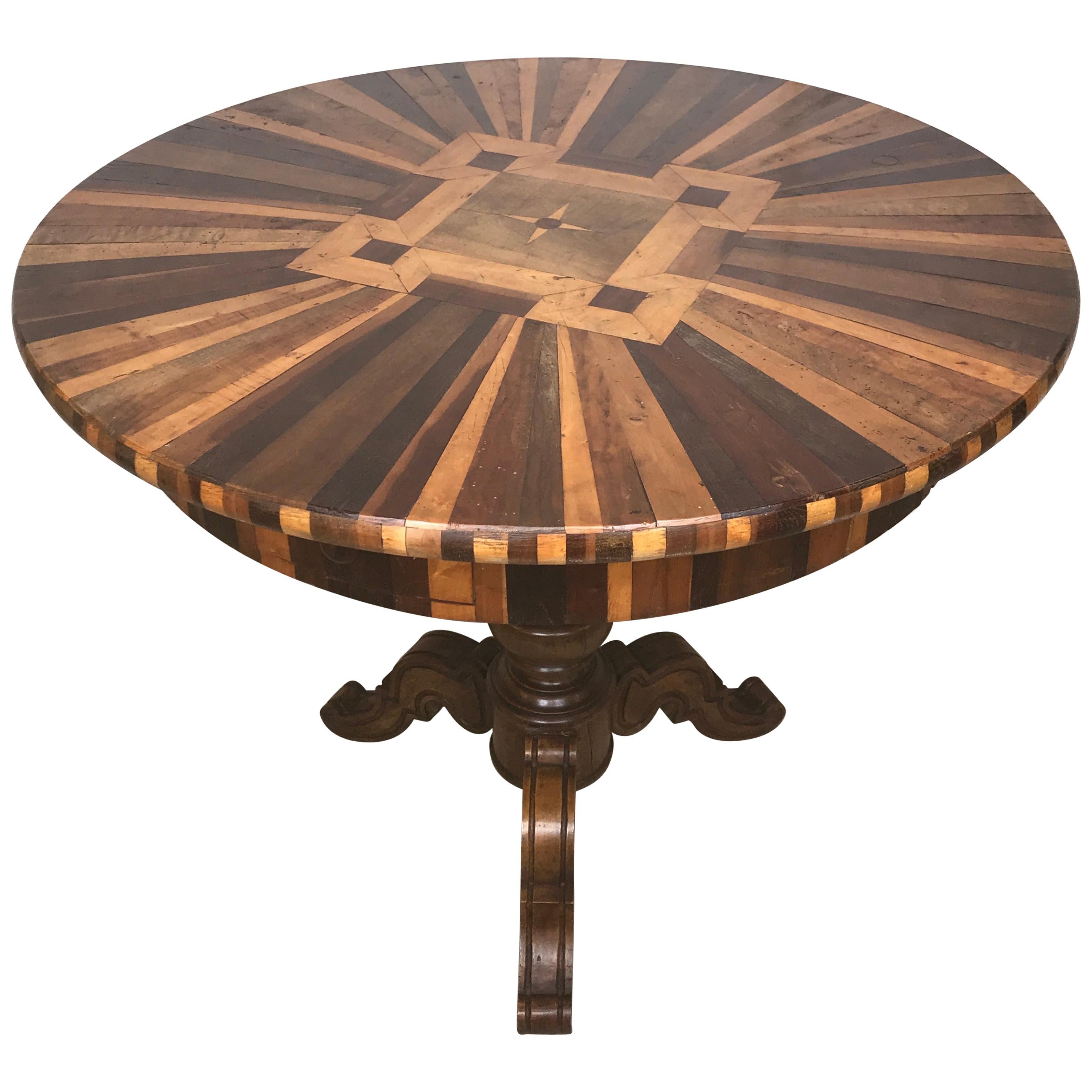 19th Century French Round Table For Sale