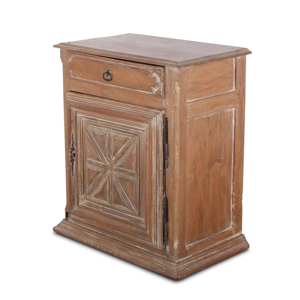 Wood 19th Century French Rustic Cabinet