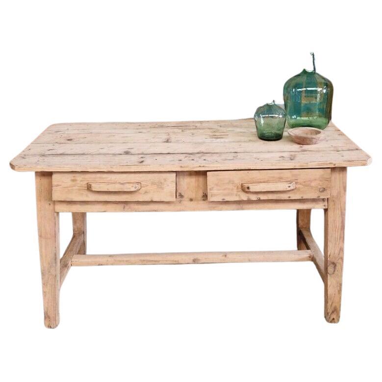 19th Century French Rustic Farmhouse Table