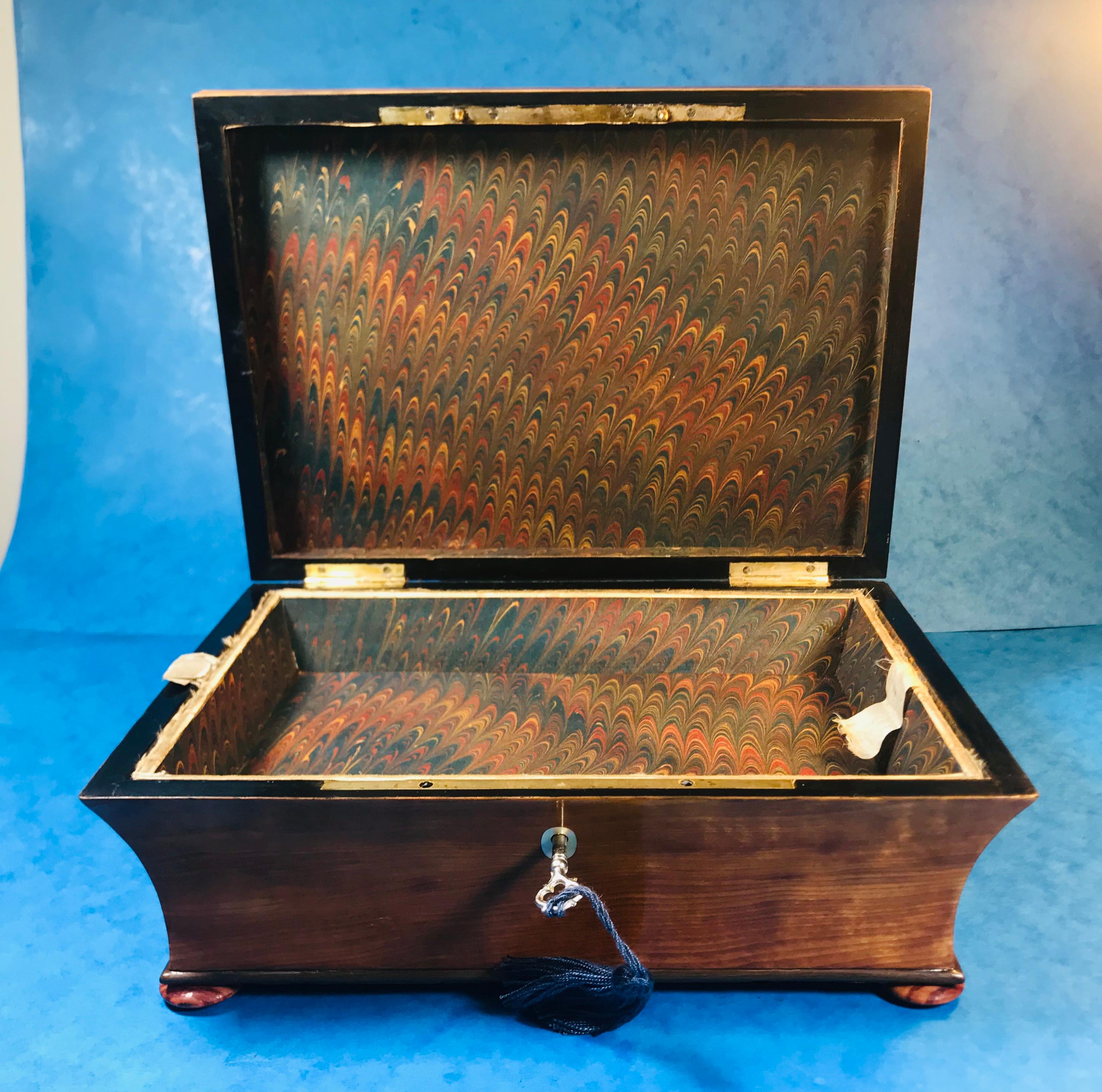 19th Century French Satinwood Jewelry Box 8