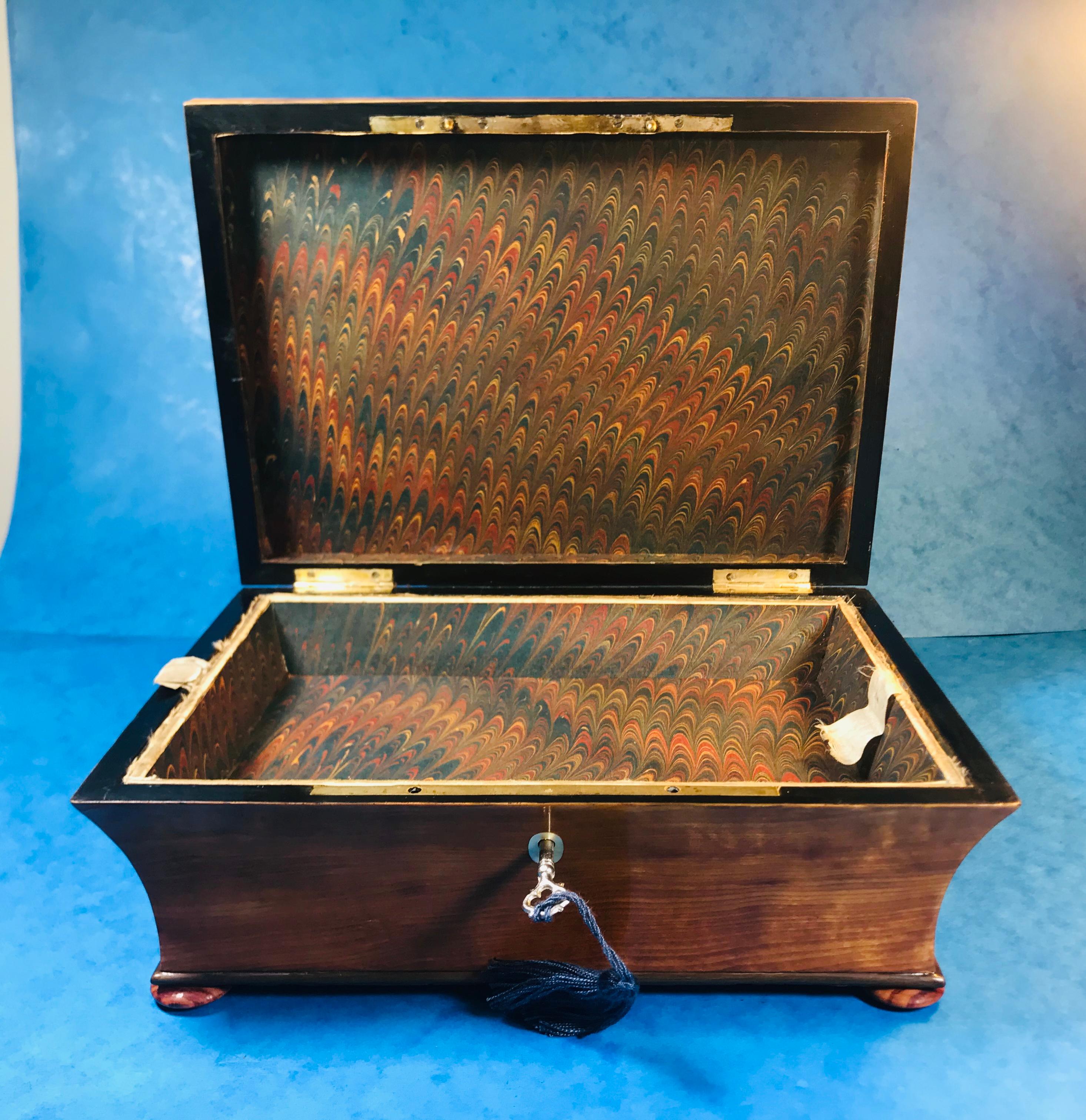 19th Century French Satinwood Jewelry Box 9