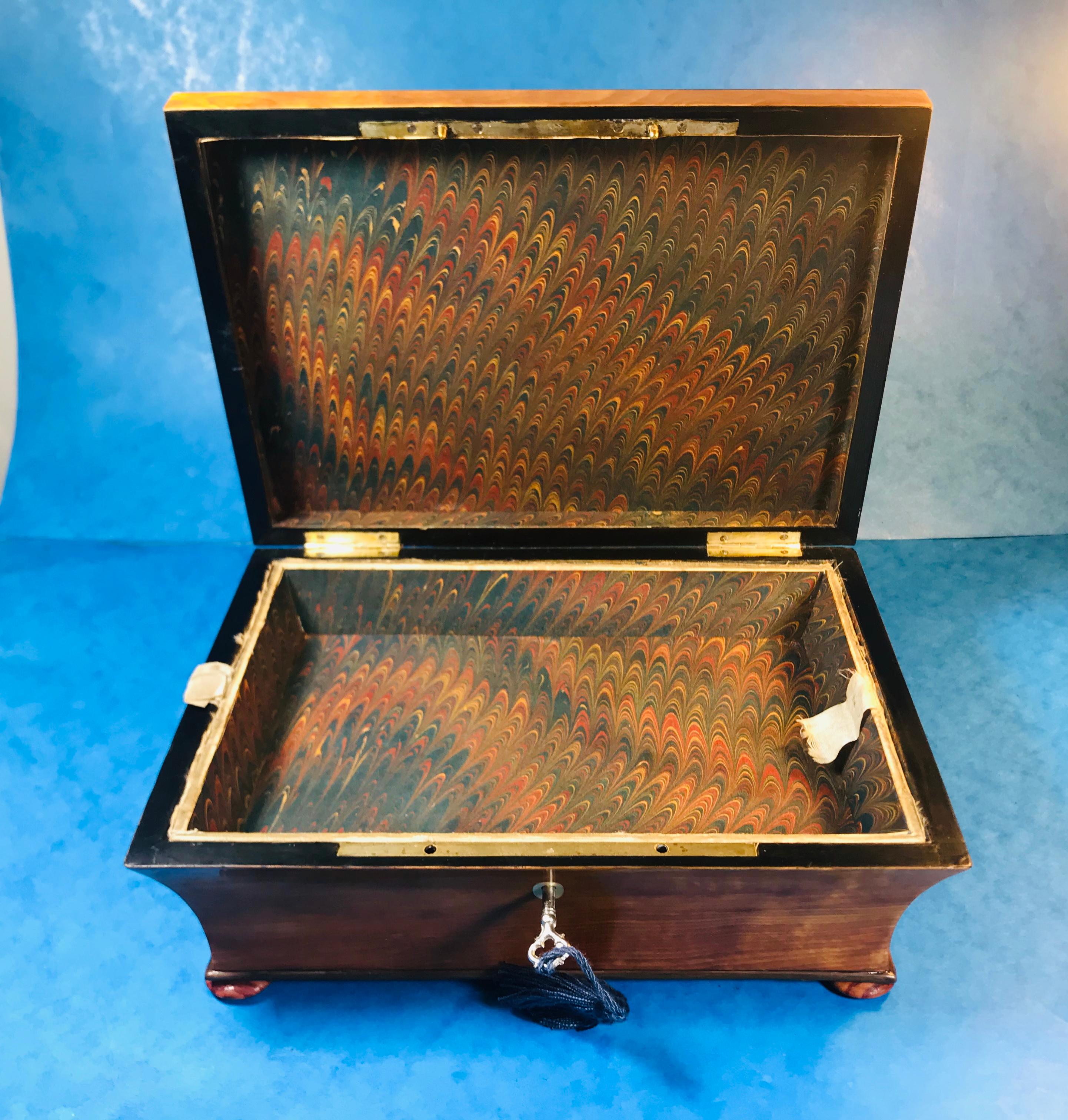 19th Century French Satinwood Jewelry Box 11