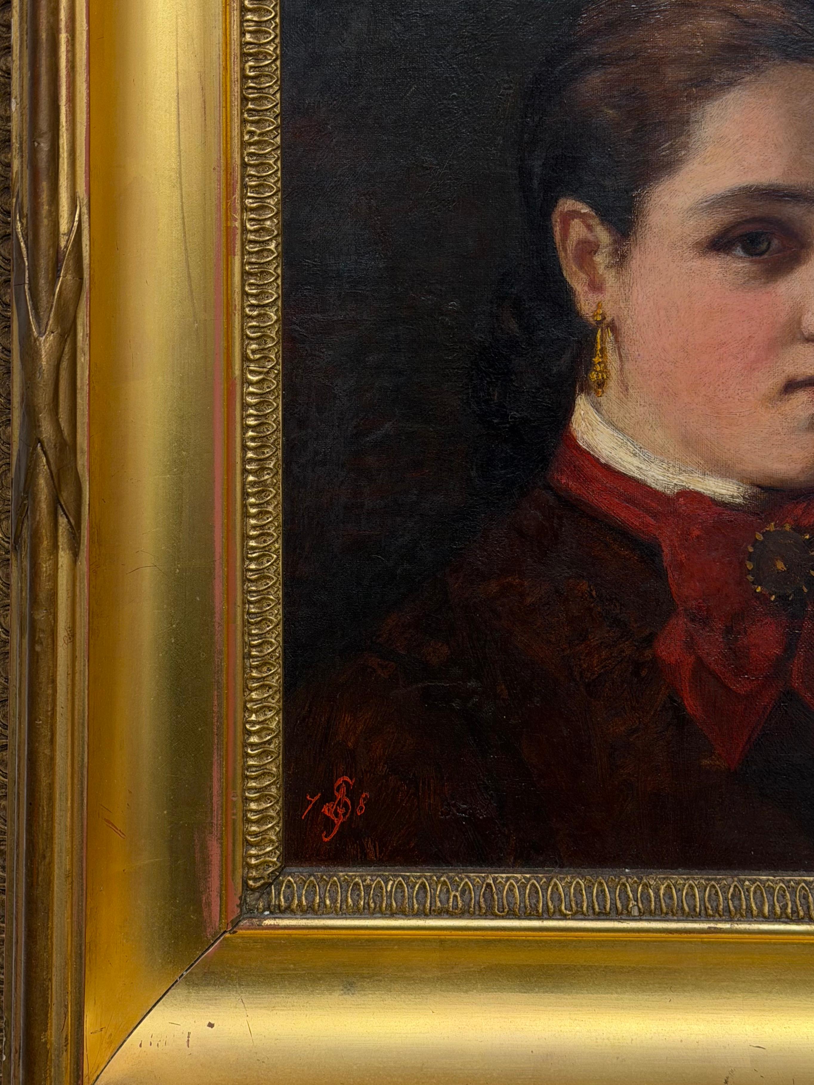 19th Century French School - 19th Century French Portrait of Young ...
