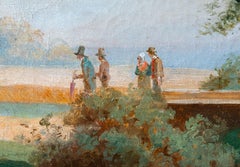 Parishioners on the Way to Church, French School 19th century