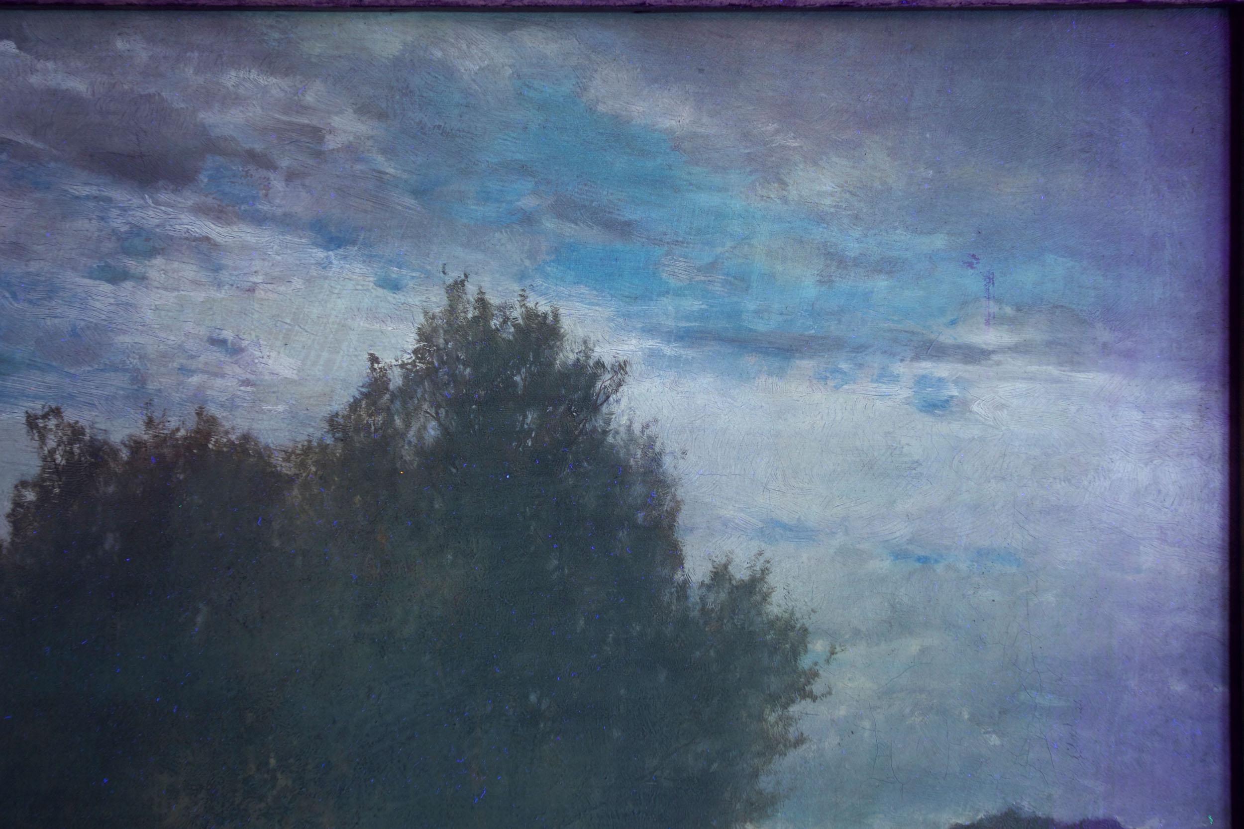 19th Century French School Barbizon Antique Landscape Painting Signed Troyon 11
