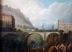 19th century French school, large painting signed Joseph Paul Martin dated 1857