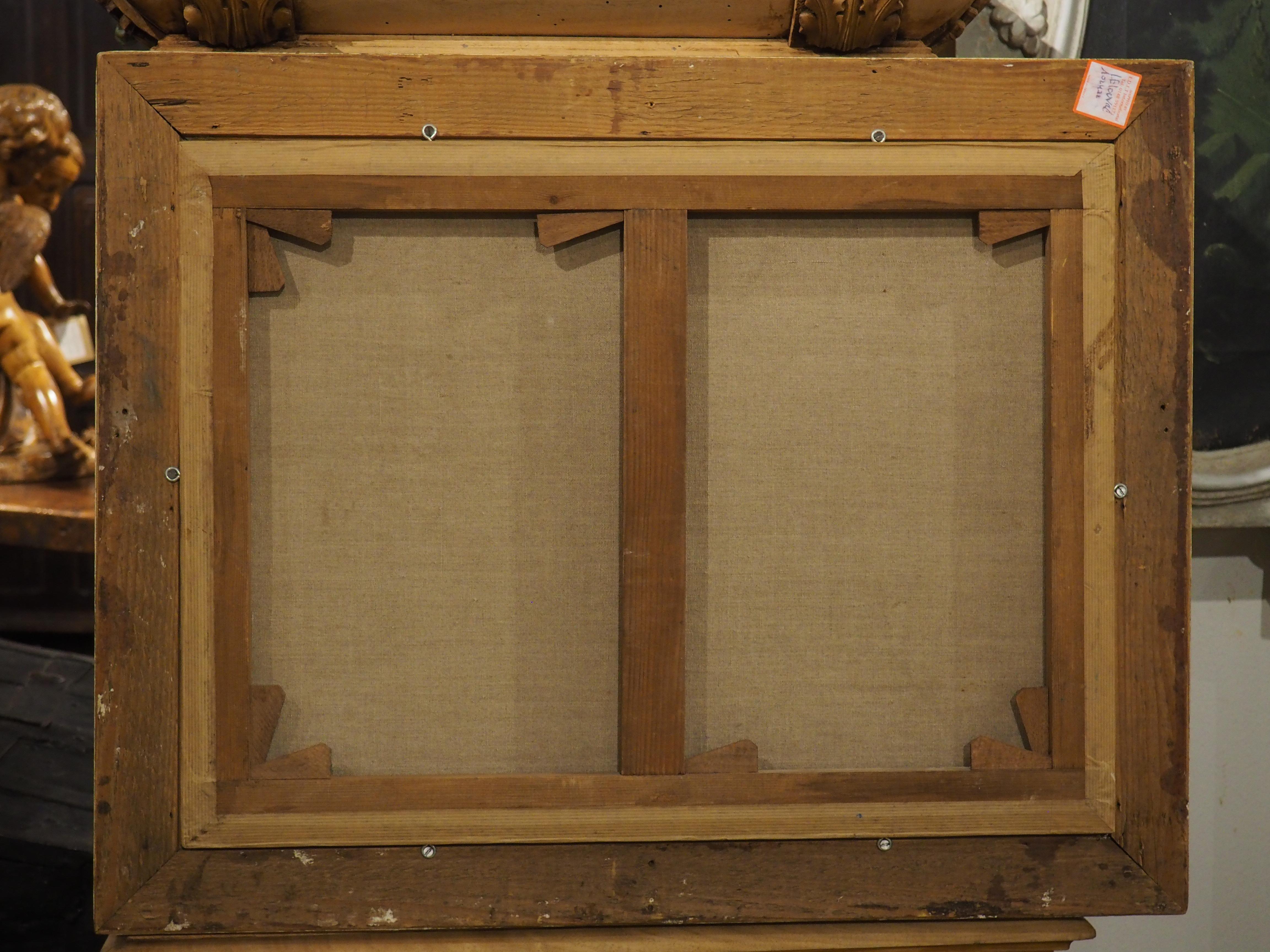 19th Century French School Nature Morte Oil on Canvas Painting in Giltwood Frame 13