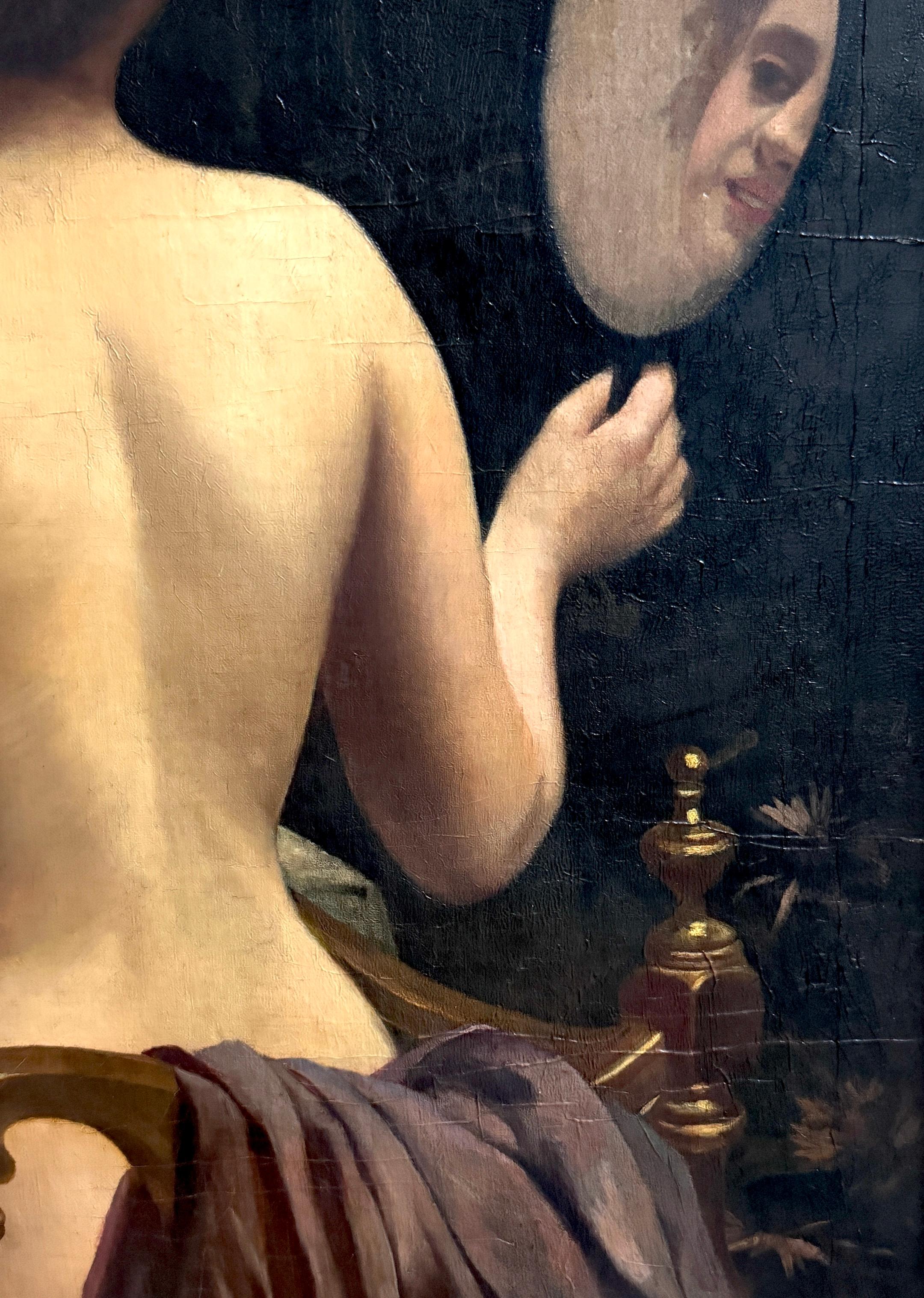 Huile sur toile de l'école française du XIXe siècle 