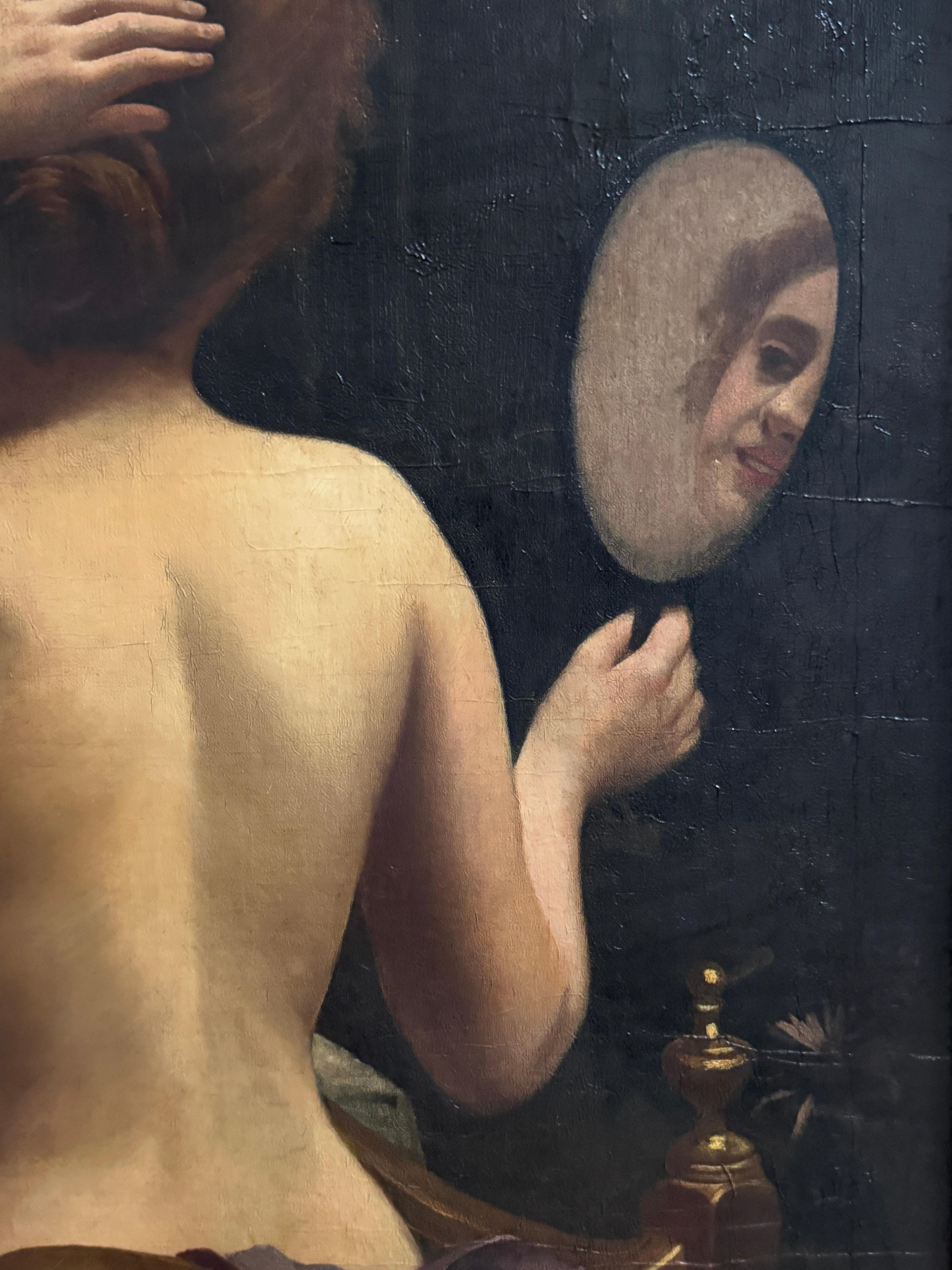 Huile sur toile de l'école française du XIXe siècle 